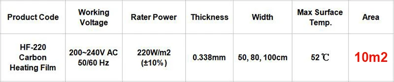 carbon heating film specs-10