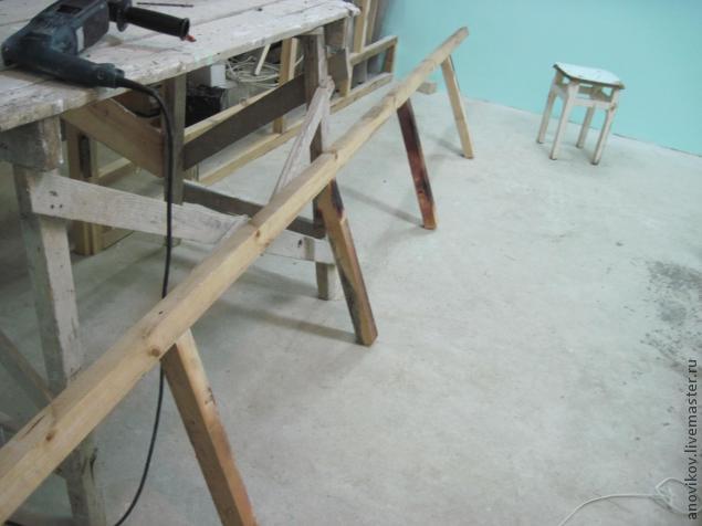 Устройство деревянной перегородки в мастерской или в другом  помещении.  Часть первая., фото № 15