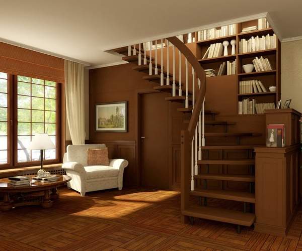 Оформление лестницы в частном доме - виды лестниц в интерьере