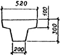 Фундаментные балки, тип ФБ6, для стен с шагом колонн 6 м (серия 1.415-1, выпуск 1)