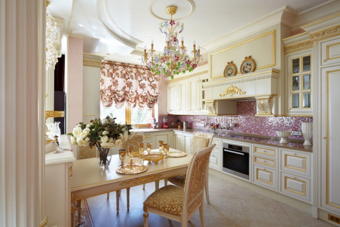 кухня в стиле рококо