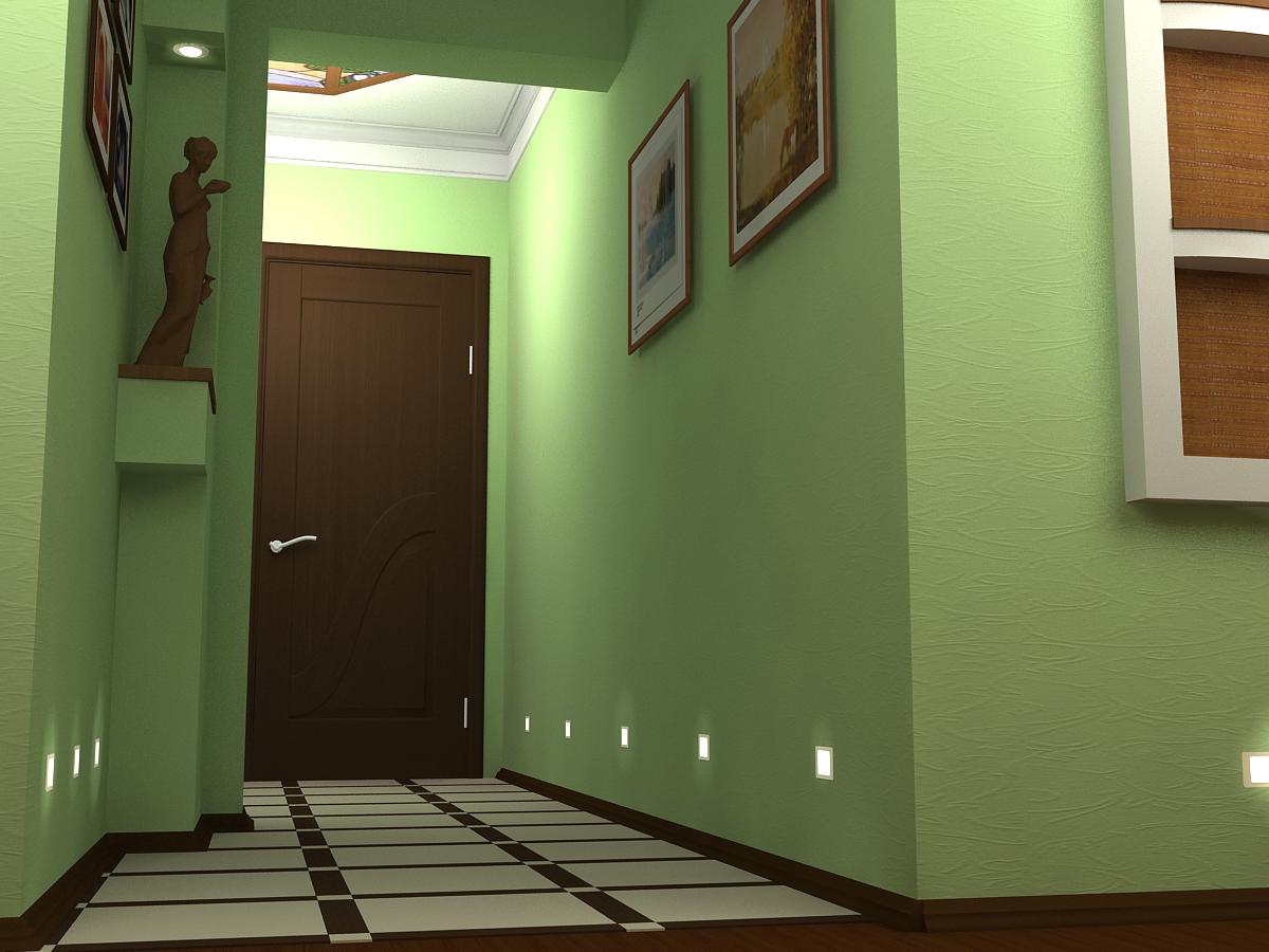 коридор в квартире панельного дома