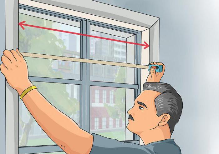 Как замерить рулонные шторы на пластиковые окна