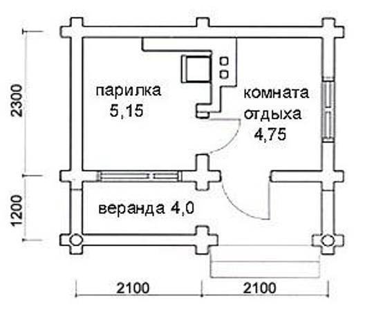 Баня из шлакоблока своими руками