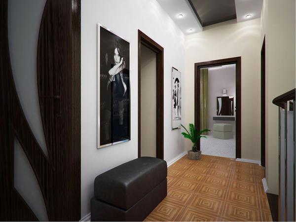 Наличие красивого потолка в прихожей дополнит общий интерьер в вашей квартире