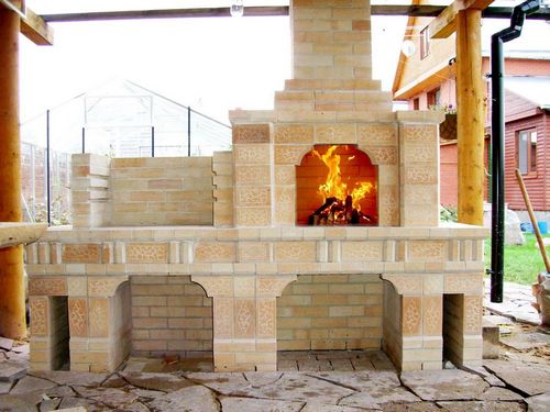 Камин-печь из кирпича (74 фото):  кирпичная кладка варианта для загородного дома