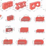 Основные формы и размеры кирпича