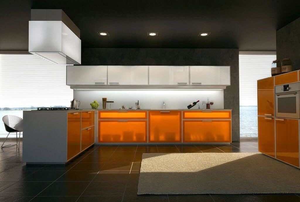 Фото современного интерьера кухни