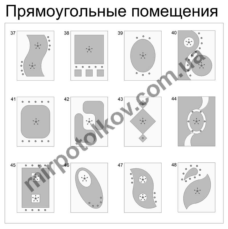 монтаж двухуровневого натяжного потолка