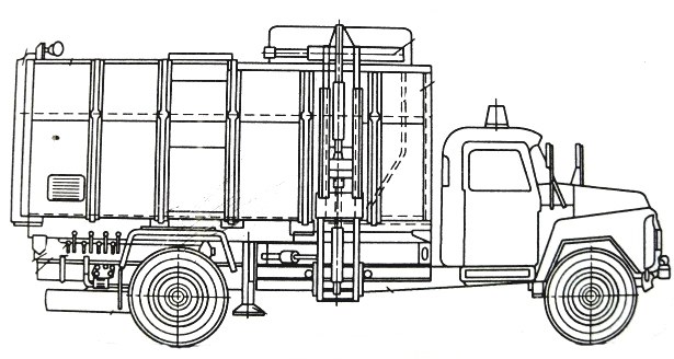 Устройство мусоровоза