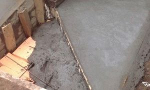Толстый слой бетона