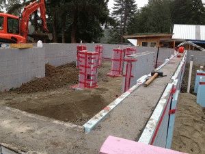 Обустройство бетонной подготовки