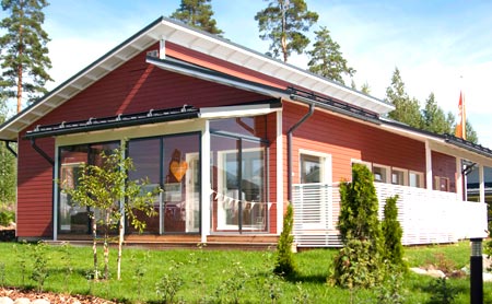 каркасный финский дом 