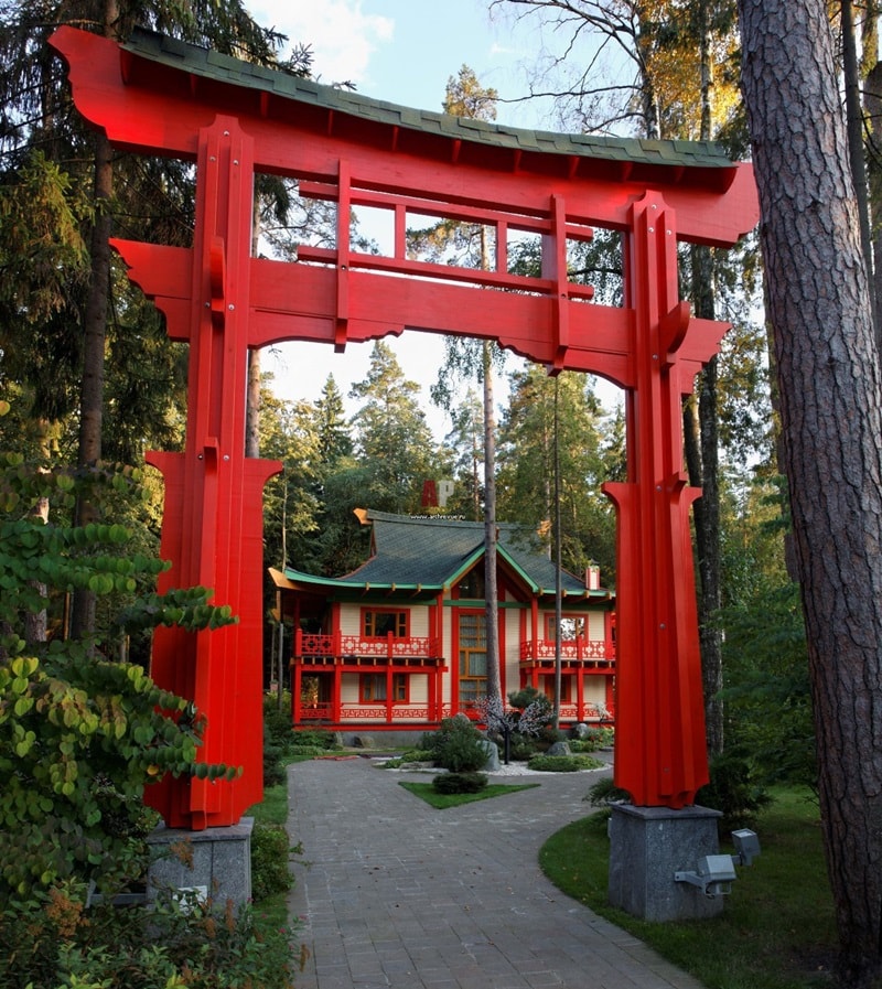 Входные ворота в китайском стиле
