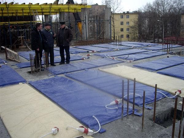 индукционный метод прогрева бетона