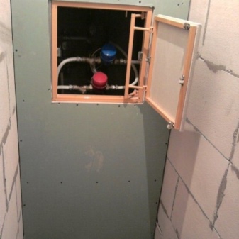 Строим в туалете короб для труб из гипсокартона