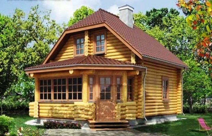 Оригинальные проекты деревянных домов с мансардой