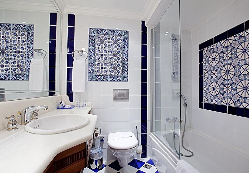 Дизайн интерьера ванной комнаты 4 кв.м. - фото