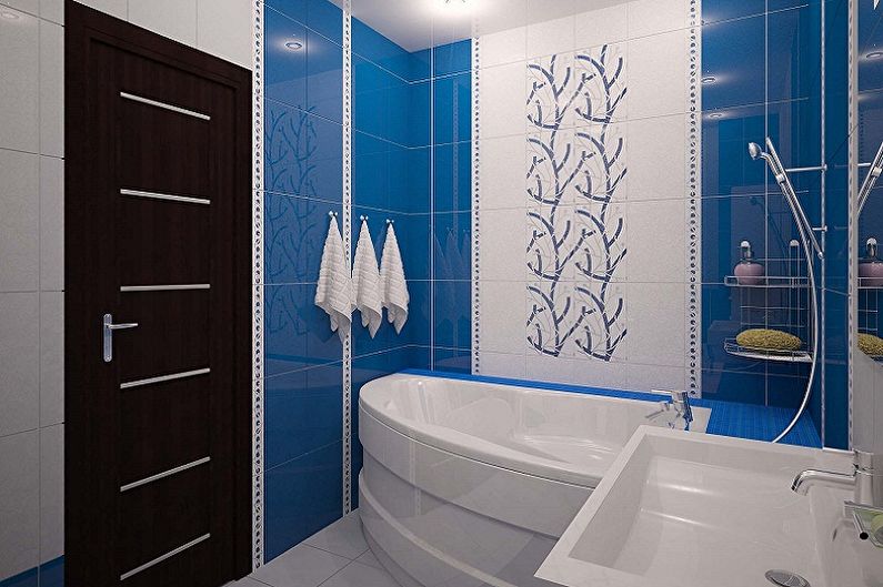 Дизайн интерьера ванной комнаты 3 кв.м. - фото
