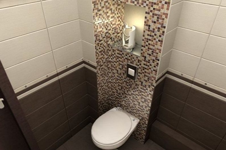 Материал для отделки стен в туалете - Керамическая плитка