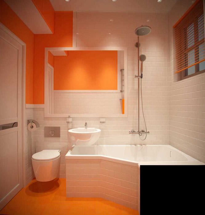 идея современного стиля ванной 2.5 кв.м