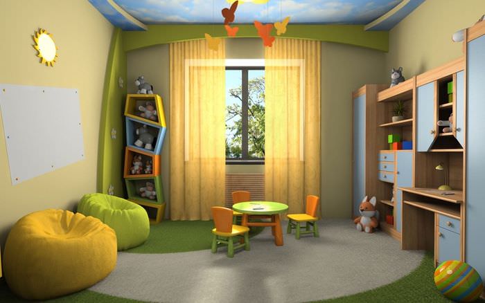 Дизайнерская мебель в детской комнате