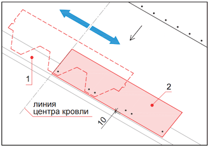 Монтаж карнизной полосы